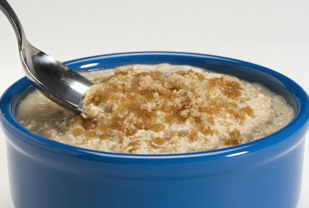 Porridge during gastritis